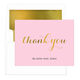 Thank You Foil Stamped Folded Note Cards with Lined Envelopes Image 3 of 8